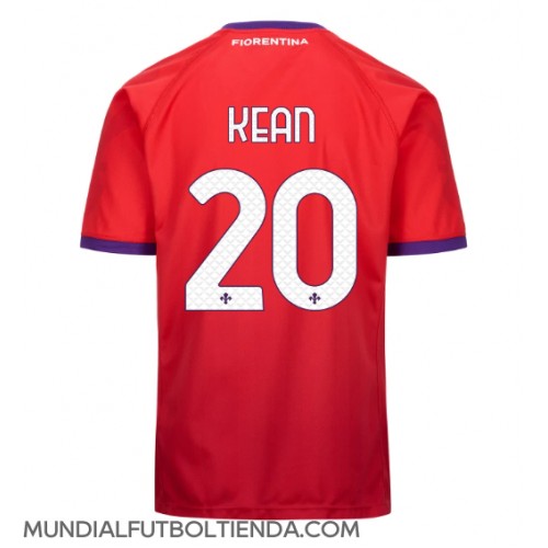 Camiseta Fiorentina Moise Kean #20 Tercera Equipación Replica 2024-25 mangas cortas